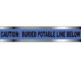 NMC DTBPW Caution: Buried Potable Water Line Below Defender Detectable Warning Tape